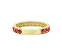 Ted Baker Rosie Crystal Rock Hinged Bangle Bracelet for Women (Gold/Hot Pink Crystal)