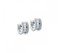 Ted Baker Rosie Crystal Roll Huggie Hoop Earrings 1.3 x 0.8cm