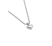 Ted Baker Sarroha Crystal Sparkle Heart Pendant Necklace For Women (Silver Tone/Crystal)