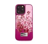 Ted Baker Scattered Flowers Inlay Hard Shell for iPhone 16 Pro Max Compatible with Magsafe - Pink
