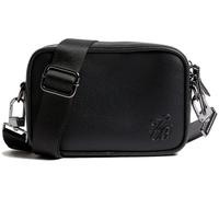 Ted Baker Script Logo Faux Leather Men's Crossbody Bag, Black