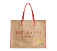 Ted Baker shopper bag Floraff Floral Raffia Icon Bag Orange