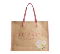 Ted Baker shopper bag Floraff Floral Raffia Icon Bag Pink