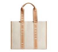 Ted Baker shopper bag Hayllee Striped Canvas Large Icon Bag Camel
