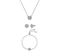Ted Baker Silver Crystal Flower Gift Set - Silver