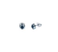 Ted Baker Gemme Crystal Gem Cluster Stud Earrings for Women (Silver/Blue Multi Crystal)