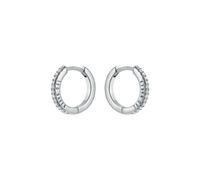 Ted Baker Women's Heplie: Crystal Hoop Earrings (14Mm) - Silver