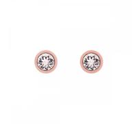 Ted Baker Sinaa Crystal Rose Gold Tone Stud Earrings 0.6cm