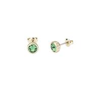 Ted Baker Sinaa Crystal Stud Earrings For Women (Gold Tone/Erinite Crystal)