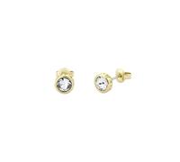 Ted Baker SINAA: Gold Tone Crystal Stud Earrings