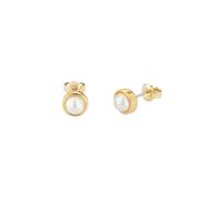 Ted Baker Sinaa Pearl Stud Earrings For Women (Gold Tone/Pearl)