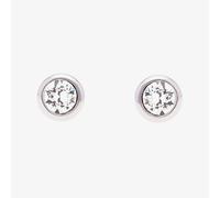 Ted Baker Sinaa Silver Tone Mini Crystal Stud Earrings TBJ3124-01-02