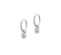 Ted Baker Silver Crystal Huggie Earrings - Silver