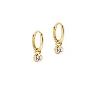 Ted Baker Gold Crystal Huggie Hoop Earrings - Gold