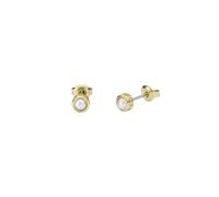 Ted Baker Sinee Mini Pearl Stud Earrings for Women (Gold/Pearl)