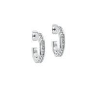 Ted Baker Sinliaa Crystal Hoop Earrings For Women (Silver/Crystal)