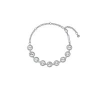 Ted Baker Solace Solitaire Sparkle Crystal Adjustable Bracelet for Women (Silver/Crystal)