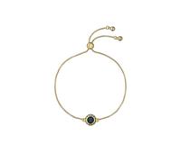 Ted Baker Soleta Solitaire Sparkle Crystal Adjustable Bracelet For Women (Gold/Dark Blue Crystal)