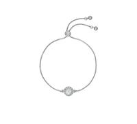 Ted Baker Soleta Solitaire Sparkle Crystal Adjustable Bracelet For Women (Silver Tone/Crystal)