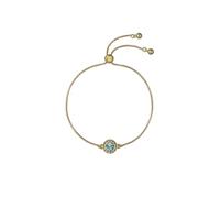 Ted Baker Soleta Solitaire Sparkle Crystal Adjustable Bracelet (Gold/Aquamarine Crystal)