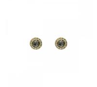 Ted Baker Soletia Black Crystal Halo Stud Earrings 1 x 1cm