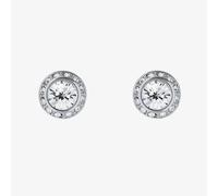 Ted Baker Soletia Silver Tone Crystal Halo Stud Earrings TBJ3698-01-02