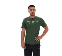 Ted Baker Sport Men's Lars Essentials Active T-Shirt, Green, Medium