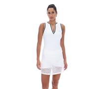 Ted Baker Sport Womens Agatha V-Neck Tennis Tank, White, Medium