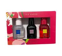 Ted Baker Spritz & Go Body Spray Set 3 x 50ml Raspberry & Orange Rose & Cassis