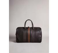 Ted Baker Striped Weekend Bag Brown