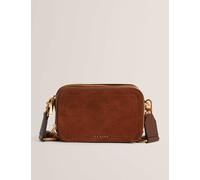 Ted Baker Suede Cross Body Bag Brown