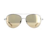 Ted Baker Sunglasses TB1575 Runa 800 Silver Gold Brown