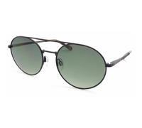 TED BAKER Sunglasses WARNER Black/ Green Gradient Round Lens 1531 001