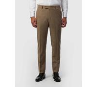 Ted Baker Tailored Fit Wool Rich Check Suit Trousers Beige