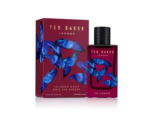 Ted Baker Tailored Wood Men's Cologne Eau de Parfum, Woody Spicy Fragrance with Grapefruit, Pink Pepper, Lavender, Vanilla & Smoky Woods, Long Lasting Designer Perfume for Men, 3.4fl / 100ml