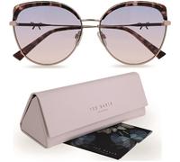 Ted Baker TB1661 Tama Womens Rose Gold Tortoise Sunglasses