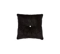 Ted Baker Branded Button Cushion 50X50Cm Black
