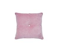 Ted Baker Branded Button Cushion 50X50Cm Pink