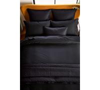 Ted Baker 'TB Plain Dye' Cotton Sateen Duvet Cover in Black | Size: Double Ted Baker Black Double