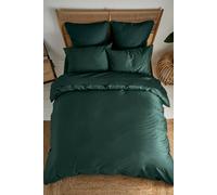 Ted Baker 'TB Plain Dye' Cotton Sateen Duvet Cover in Dark Green | Size: King Ted Baker Dark Green King