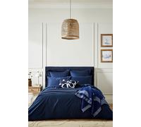 Ted Baker 'TB Plain Dye' Cotton Sateen Duvet Cover in Navy | Size: Double Ted Baker Navy Double