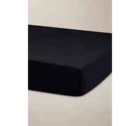 'TB Plain Dye' Cotton Sateen Fitted Sheet Ted Baker Black King