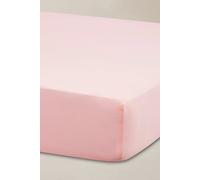 Ted Baker 'TB Plain Dye' Cotton Sateen Fitted Sheet in Pink | Size: Super King Ted Baker Pink Super King