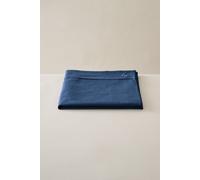 Ted Baker 250 Thread Count Plain Dye Double Flat Sheet, Navy