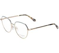 Ted Baker Glasses Frames TB2297 Sylvie 402 Light Gold Blue Women