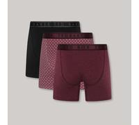 Ted Baker Ted Baker 3-Pack Cotton Boxer Briefs Mens Boxer Briefs Black/Charix/Fig - Large
