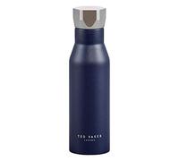 Ted Baker TED586 Navy Water Bottle, 18/8 Stainless Steel, 425 milliliters