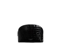 Ted Baker Toiletry Bag Nicco Croc Effect Washbag Black