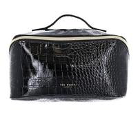 Ted Baker Toiletry Bag Vieda Croc Effect Small Makeup Bag Black
