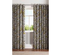 Ted Baker 'vietnm' Cotton Lined Curtains In Gold Gold 168cm width x 137cm drop